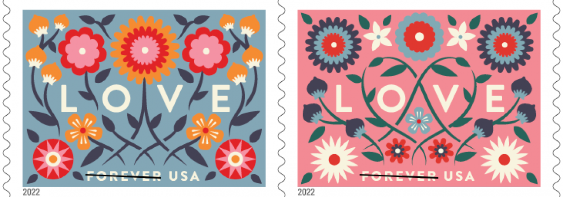 U.S. Postal Service Reveals New Stamps for 2022