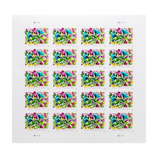 U.S.2024 Celebration Blooms Forever Stamp Sheets