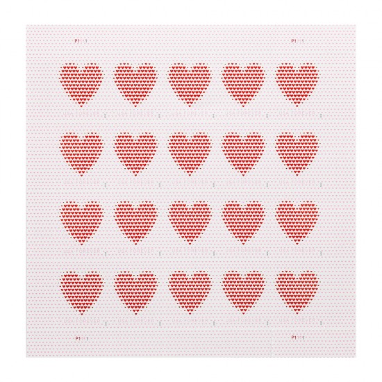 2020 US Made of Hearts Forever First-Class Postage Stamps Wedding