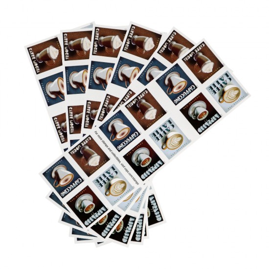 2021 U.S. Espresso Drinks Forever Postage Stamps